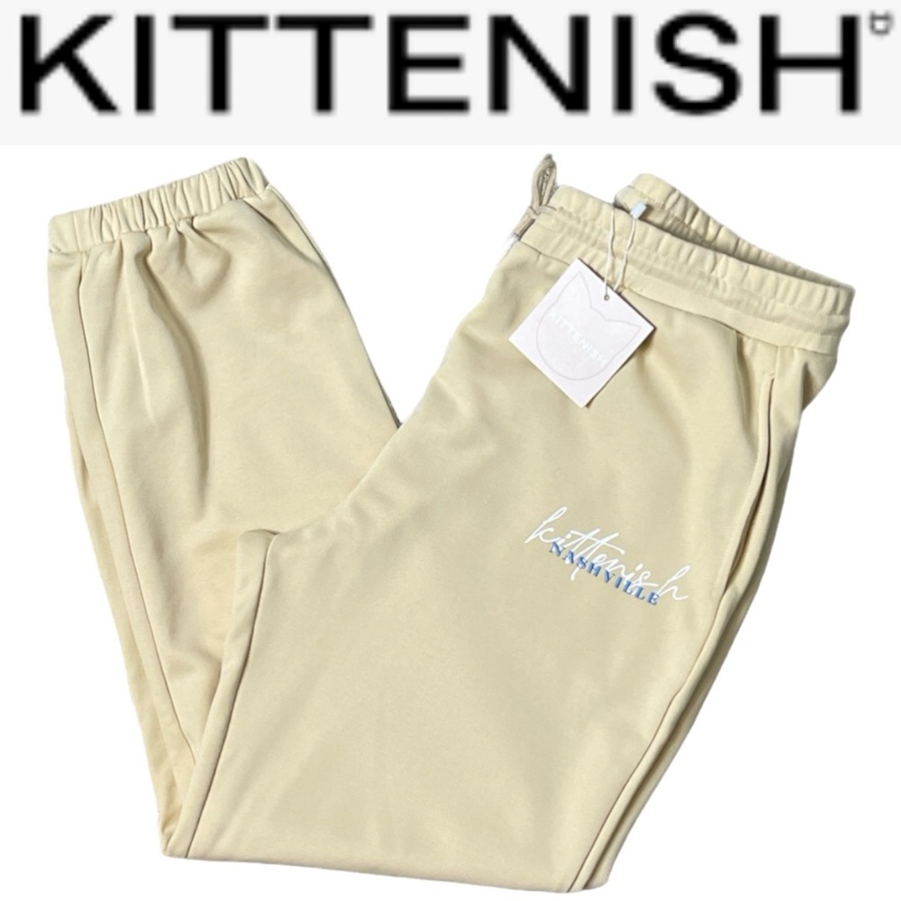 KITTENISH BY JESSE JAMES DECKER NASHVILLE LOGO JOGGERS **NWT**